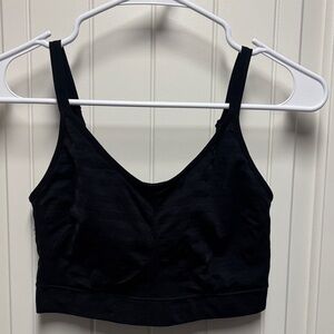 Serra Black Sports Bra